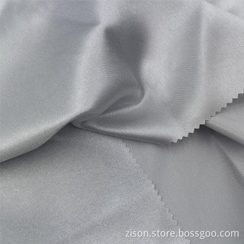Hochwertiger lässiger Stoff aus Polyester-Satin-Stoff mit Krepprücken